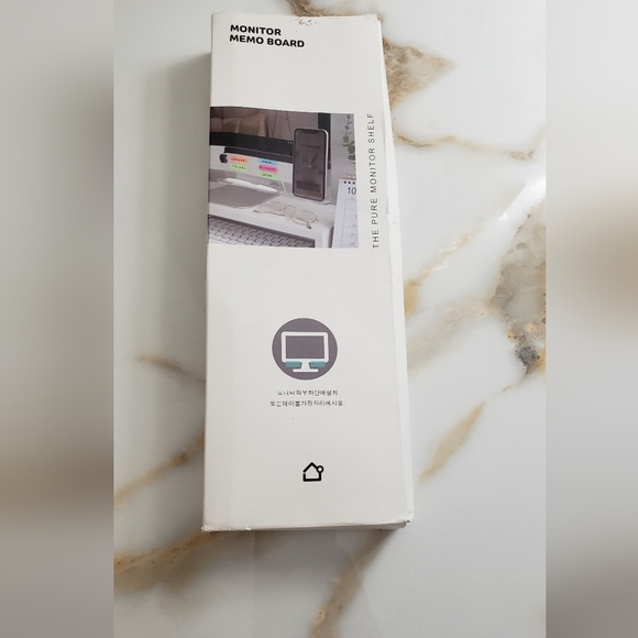 Memo board for your desktop monitor , monitor shelf - Picture 2 of 6